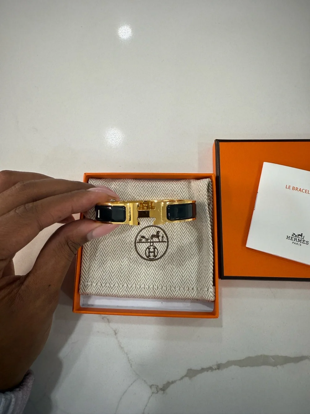 Hermes narrow bracelet